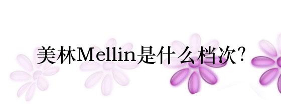 美林mellin是什么档次 牌子网